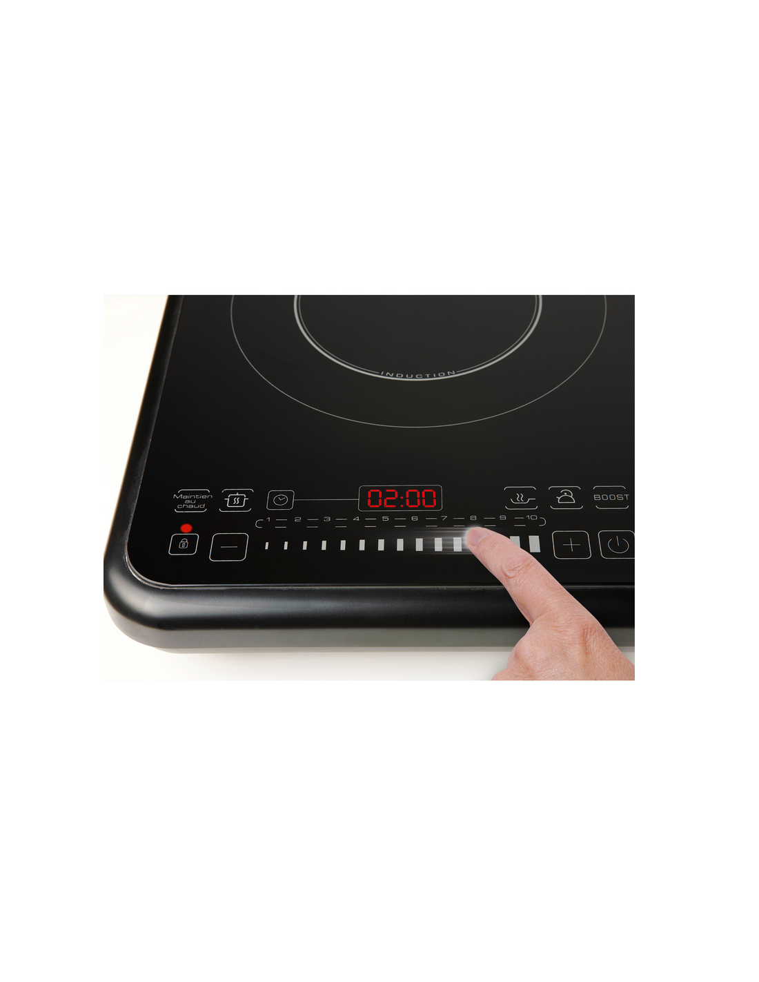 Table de cuisson induction posable 2 feux 3400w Brandt ti2slim1 - Plaque  induction - Achat & prix