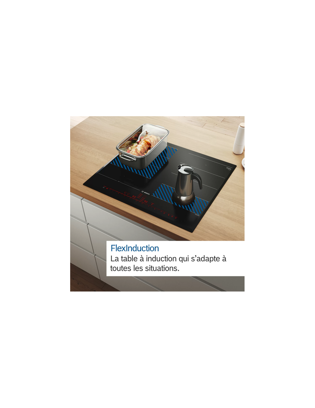 Plaque induction Bosch Table de cuisson induction 60cm 3 feux